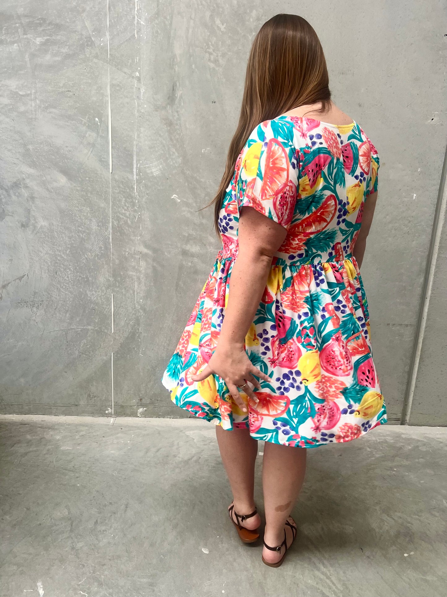 Yumi Dress - Fruit Salad MADE TO ORDER
