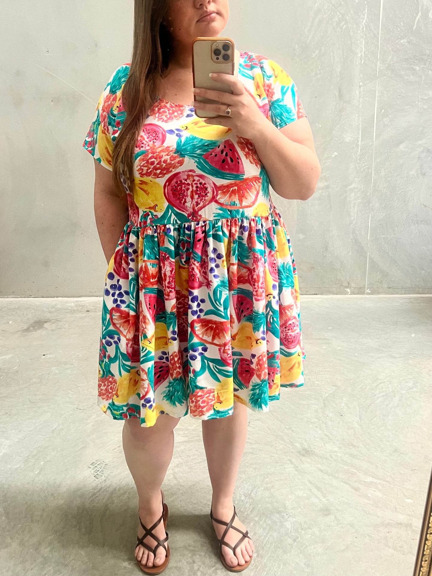Yumi Dress - Fruit Salad MADE TO ORDER
