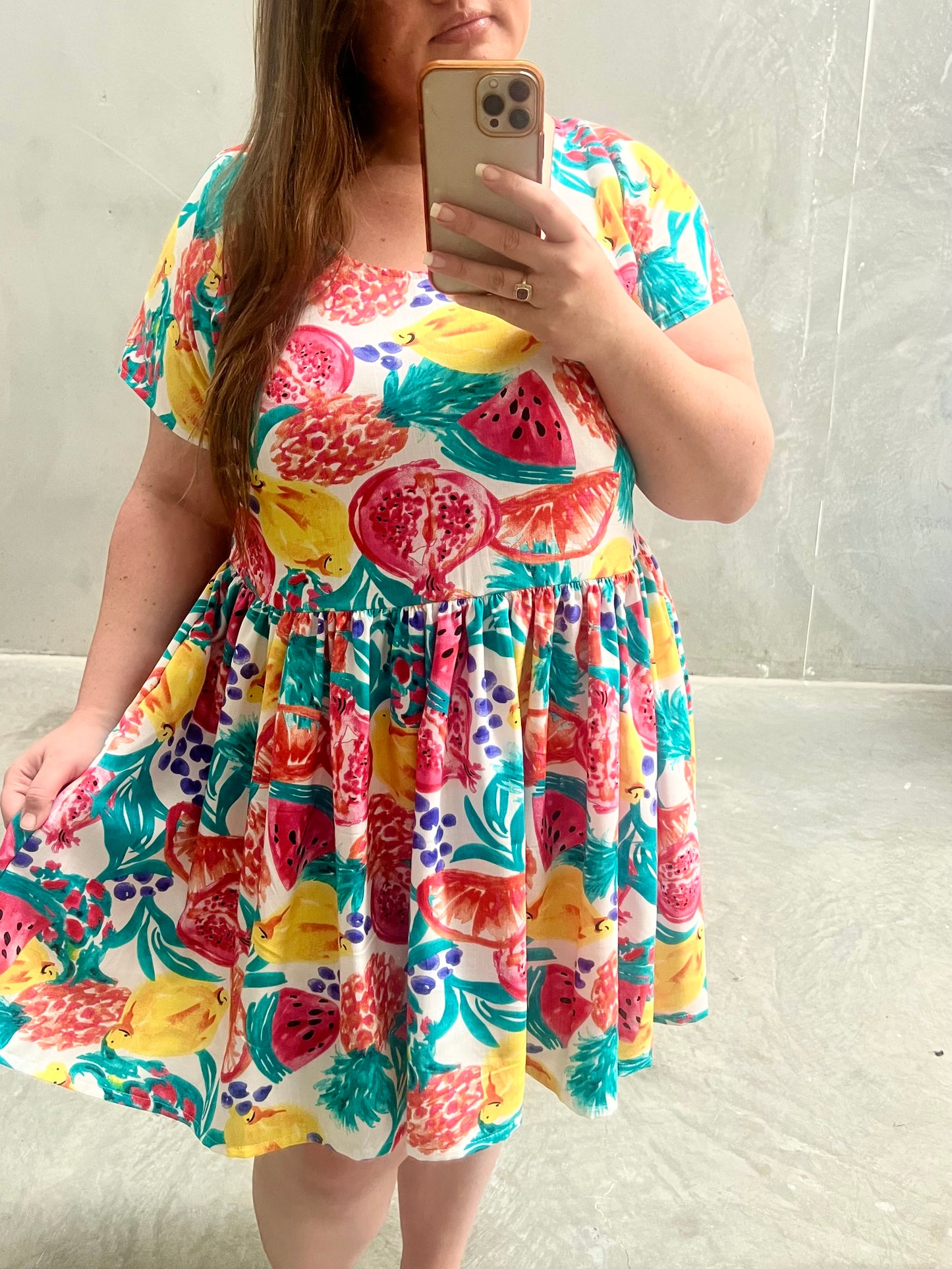 Yumi Dress - Fruit Salad MADE TO ORDER