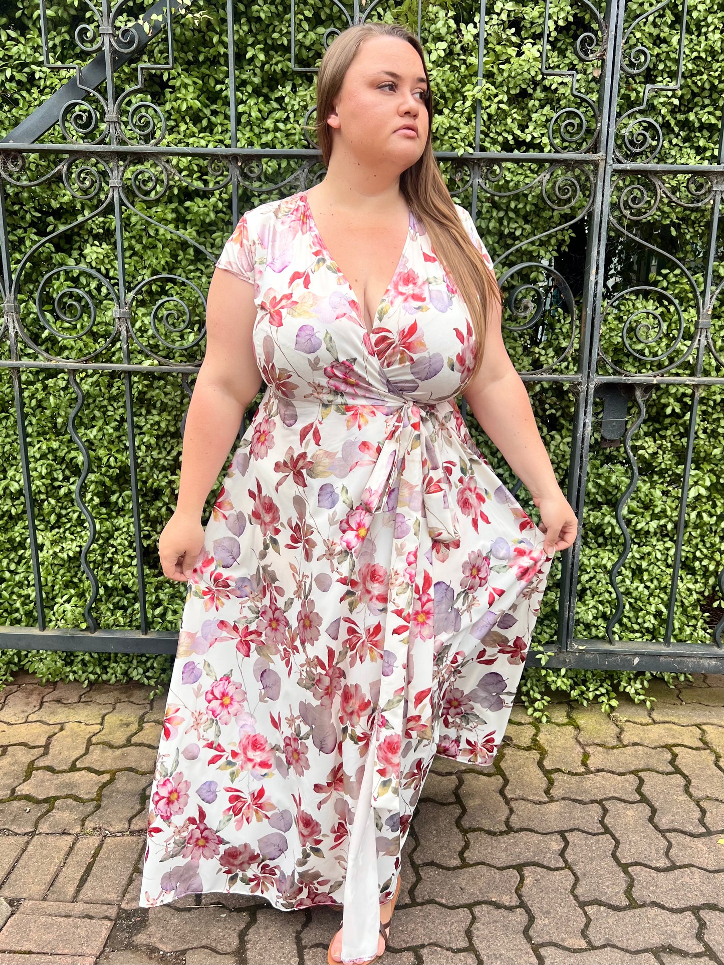 All in favor isabella wrap dress shop