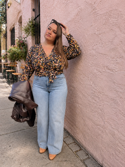Alyssa Long Sleeve Wrap Top