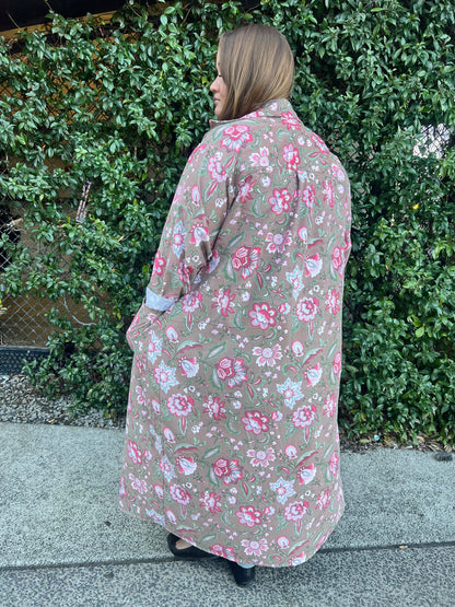 Ashton Overcoat in Paisley - MADE TO ORDER