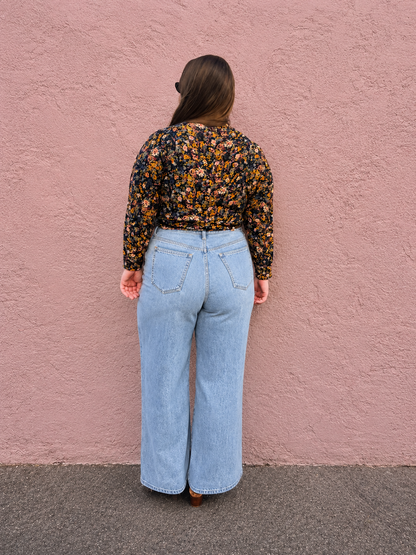 Alyssa Long Sleeve Wrap Top