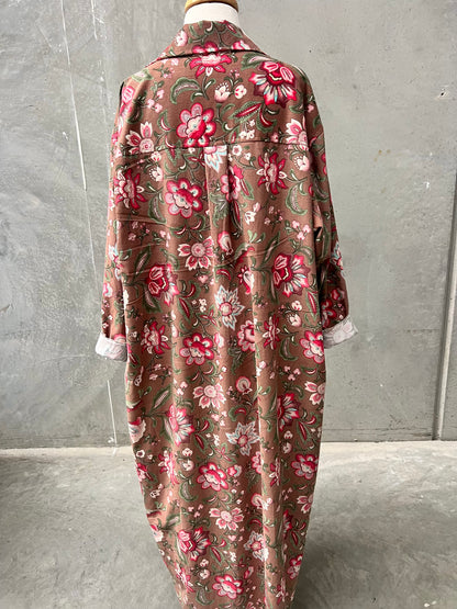 Ashton Overcoat in Paisley - MADE TO ORDER