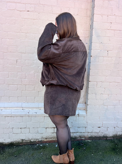 Miranda Skirt in Chocolate Cord