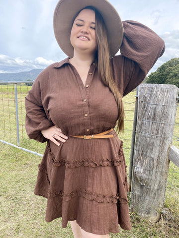 Casey Dress - Chocolate