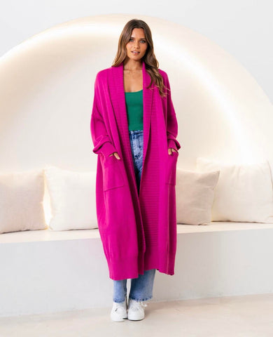 Adrienne Cardigan - Magenta