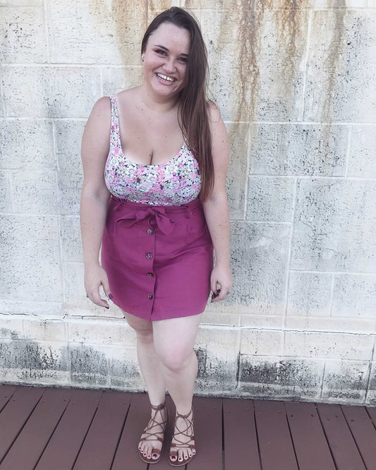 Ava Linen Skirt