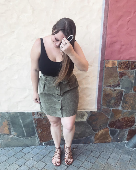 Ava Corduroy Skirt
