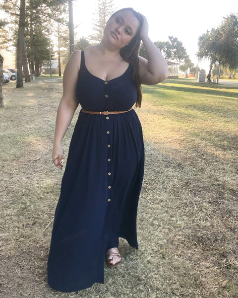 Josephine Maxi in Navy