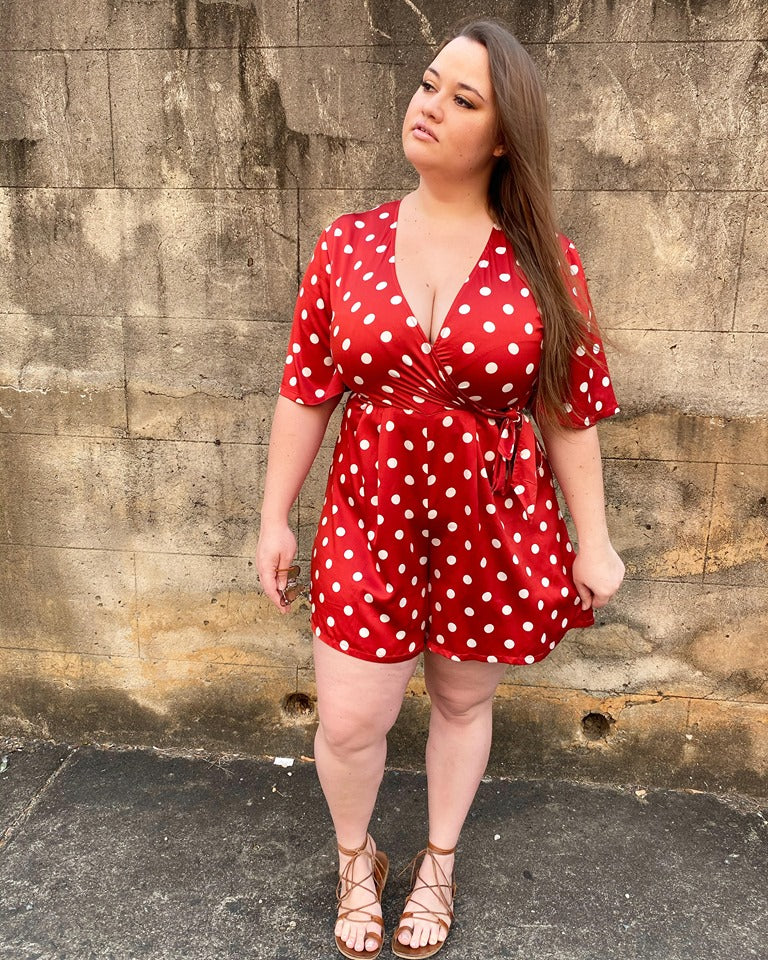 Polkadot Charlie Playsuit
