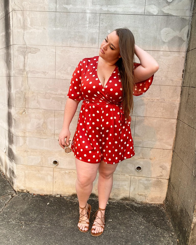 Polkadot Charlie Playsuit