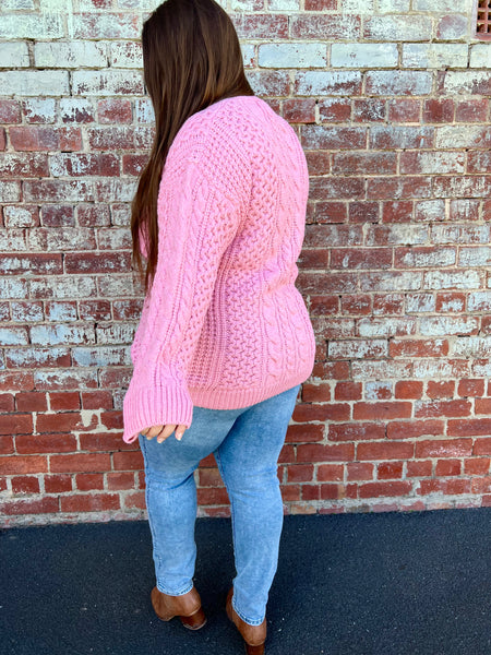 Elizabeth Cardigan - Pink