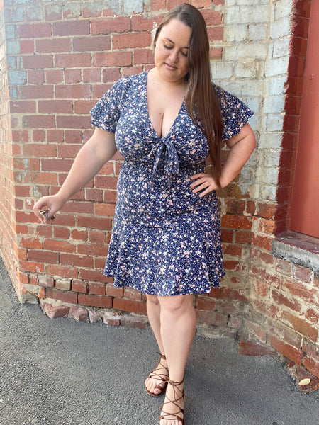 Amber Dress - Navy