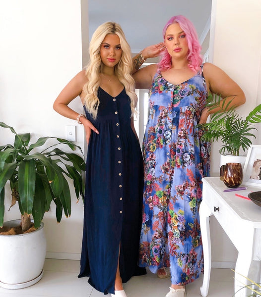 Josephine Maxi in Navy