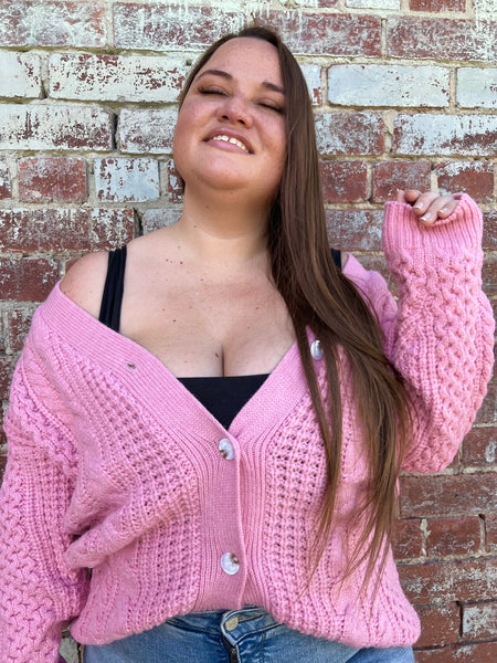 Elizabeth Cardigan - Pink