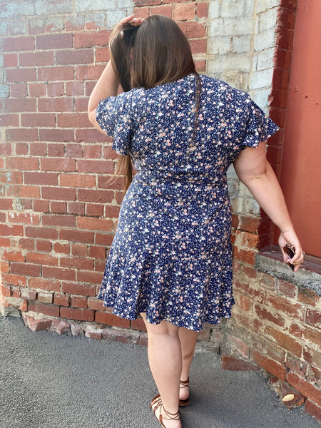 Amber Dress - Navy