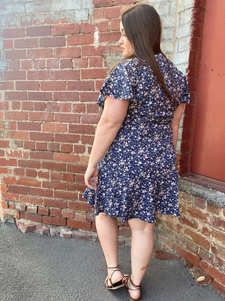 Amber Dress - Navy