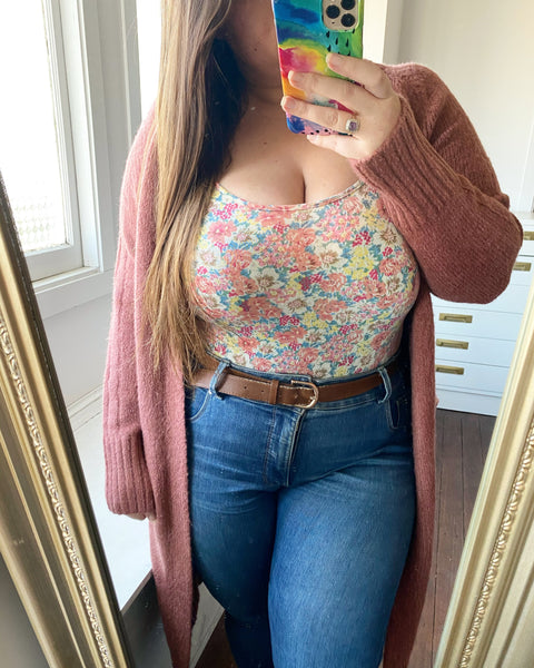Tiffany Bodysuit - Peach