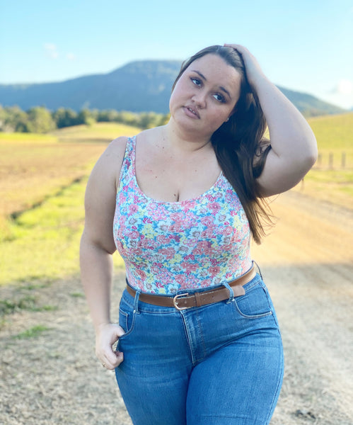 Tiffany Bodysuit - Peach