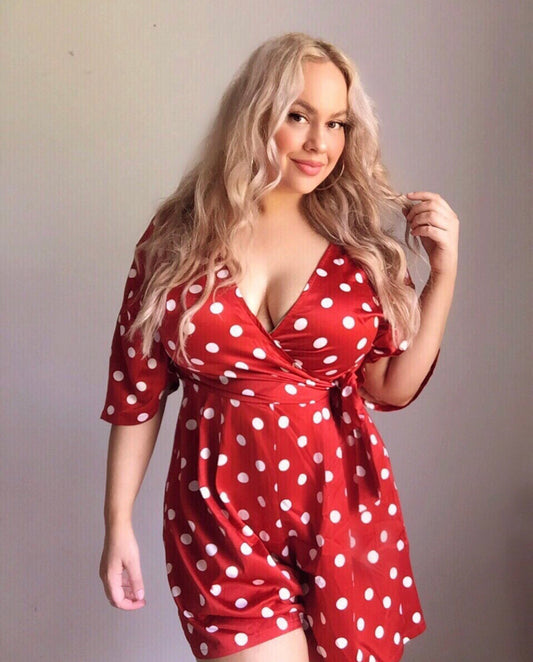 Polkadot Charlie Playsuit
