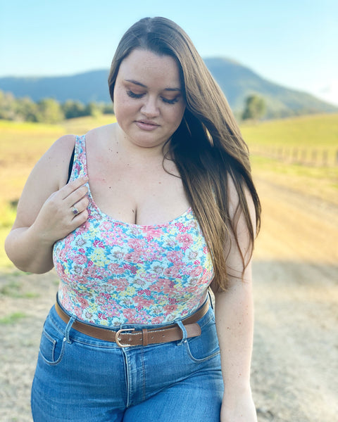Tiffany Bodysuit - Peach