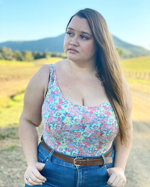 Tiffany Bodysuit - Peach