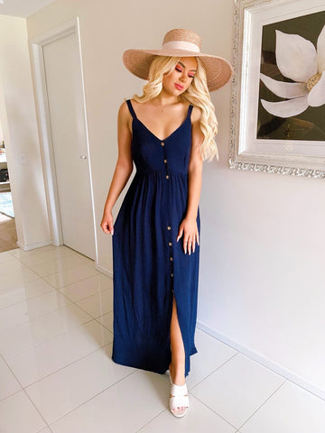 Josephine Maxi in Navy